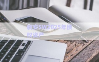 新安SW2025年債權(quán)資產(chǎn) 新安SW2025年債權(quán)資產(chǎn)
